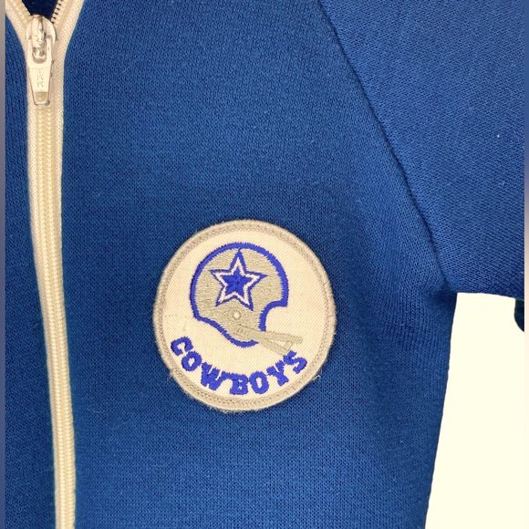 VINTAGE 1981 Dallas Cowboys- Children’s Zip Up/Track Jacket - Picture 2 of 3